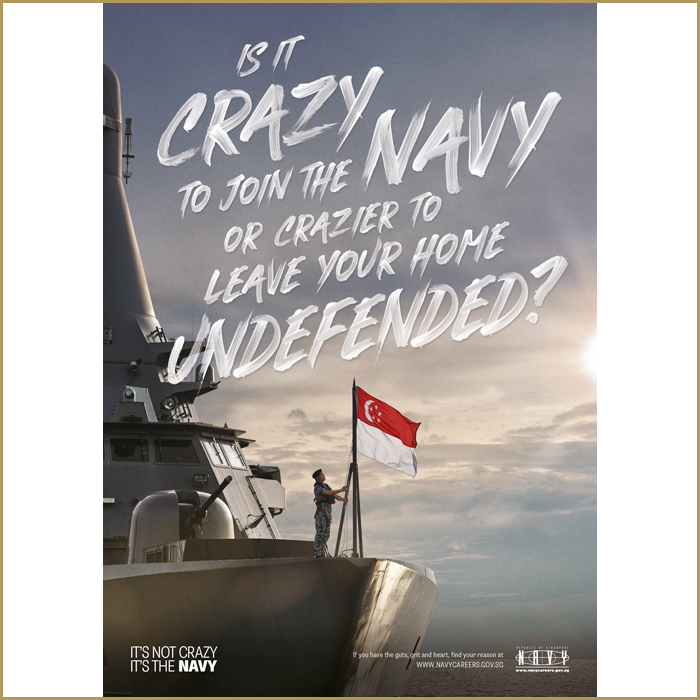 It's not crazy. It's the Navy. It's not crazy. It's the Navy.