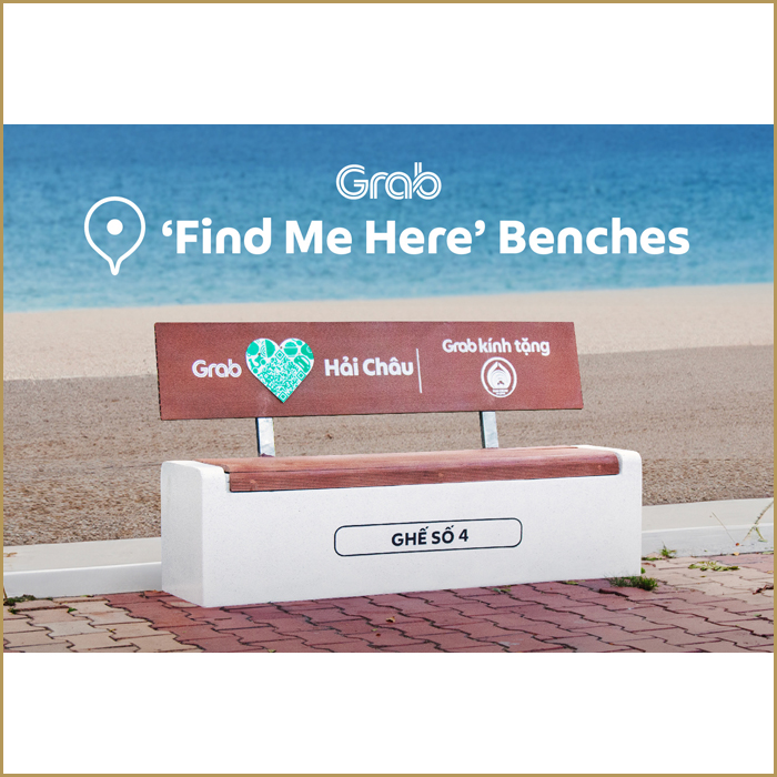 Grab’s ‘Find Me Here’ Benches Grab’s ‘Find Me Here’ Benches